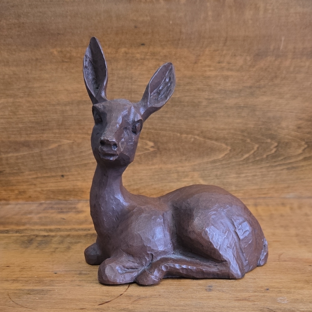 Red Mill Manufacturing Made In The USA Vintage Baby Deer Figure